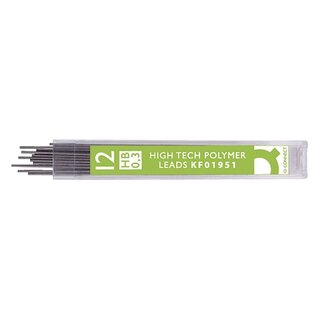 Q-Connect Feinminen Pencil Leads, 0,3 mm, HB