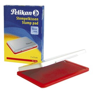 Pelikan Stempelkissen 2, getränkt, 110 x 70 mm, rot