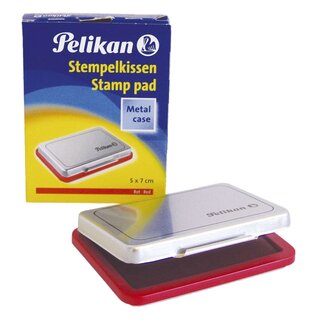 Pelikan Stempelkissen 3, getränkt, 70 x 50 mm, rot