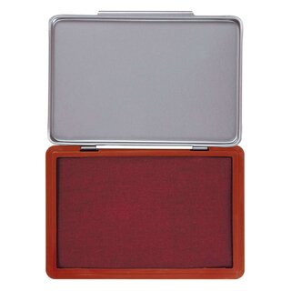 Q-Connect Metall-Stempelkissen Größe 2 - rot