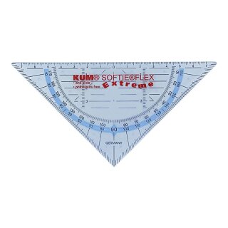 KUM® Geometrie-Dreieck ohne Griff KUM SOFTIE®FLEX 160 mm