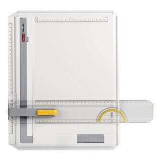 Aristo Zeichenplatte GEO-Board A4, schlagfester Kunststoff, weiß, A4