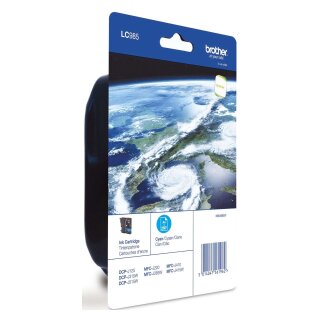 Brother® Inkjet-Druckpatronen cyan, 260 Seiten, LC985C