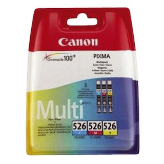 Canon Inkjet-Druckpatronen cyan, magenta, yellow, 3 x 450 Seiten, 4541B009