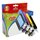 EMSTAR Inkjet-Druckpatronen schwarz,cyan,magenta, gelb, 1x 510, 3x 440 Seiten, B60 (ersetzt TP LC­985 Multipack)