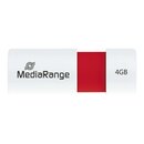 MediaRange USB-Speicherstick rot 4GB