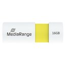 MediaRange USB-Speicherstick gelb 16GB