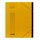 Elba Ordnungsmappe chic, Karton (RC), 450 g/qm, A4, 7 Fächer, gelb