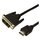 MediaRange HDMI-Kabel >DVI 2m schwarz