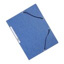 Q-Connect Eckspanner - Karton A4 mit Gummizug blau