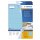 Herma 5060 Etiketten - blau, 105 x 42,3 mm, Papier, matt, 280 Stück, ablösbar
