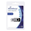 MediaRange USB Speicherstick 2.0 - 64 GB