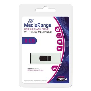 MediaRange USB Speicherstick 3.0 - 8 GB