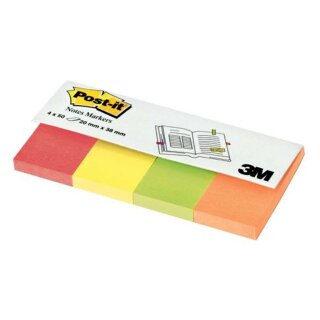 Post-it® Page Marker - Neonfarben, 20 x 38 mm