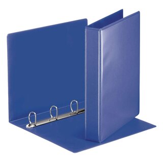 Esselte Ringbuch Präsentation, mit Taschen, A4, PP, 4 Ringe, 30 mm, blau