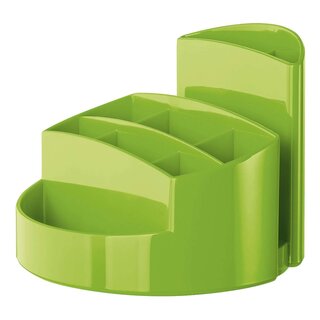HAN Schreibtischköcher RONDO - 9 Fächer, Gummifüße, Briefschlitz, New Colours grün