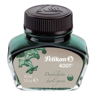 Pelikan Tinte 4001® - 30 ml Glas, brillant-dunkelgrün