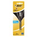 BiC® 4 COLOURS Kugelschreibermine - 0,4 mm, 2...