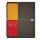 Oxford International Activebook - A4+, 5 mm kariert, 80 Blatt, Register und Dokumententasche, grau