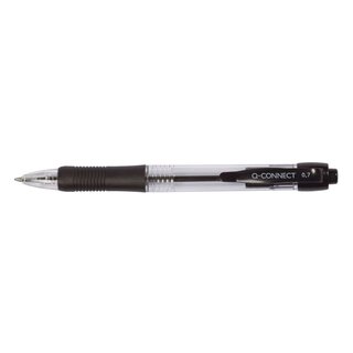 Q-Connect Kugelschreiber, 0,7 mm, schwarz