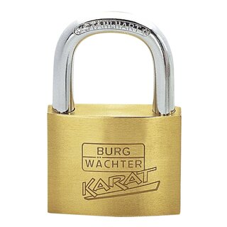 Burg-Wächter Vorhängeschloss "Karat" - Bügelhöhe 23,5 mm