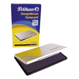 Pelikan Stempelkissen 1, getränkt, 160 x 90 mm, schwarz