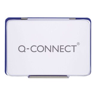 Q-Connect Stempelkissen 9 x 5,5cm blau
