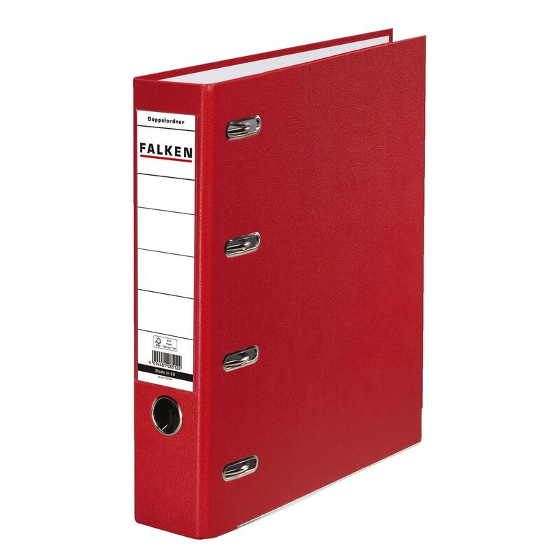 ELBA Doppelordner 2x A5 quer Polyvinylchlorid (PVC) rot @ OFFICE Partner