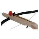 Drachenschießen Vogelschießen Klassik Set mit Armbrust und 6 Pfeilen (kreuzförmig)