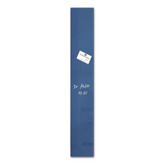 Sigel® Glas-Magnetboard artverum®, petrolblau, 12 x 78 cm