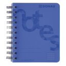 DONAU Collegeblock PP Cover - A6, kariert, blau