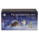 Pyramidenkerzen klein, weiß ca. 14 x 74 mm 50 Stück/Pack