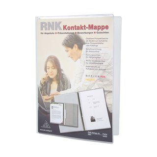 Kontaktmappe weiß