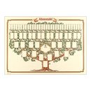 Ahnentafel "Skizzierter Baum" für 6...