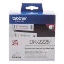 Brother® DK-Endlosetiketten Papier - 62 mm x 15,24 m,...