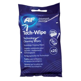 AF Reinigungstuch Tech Wipes - 25 Stück, feucht