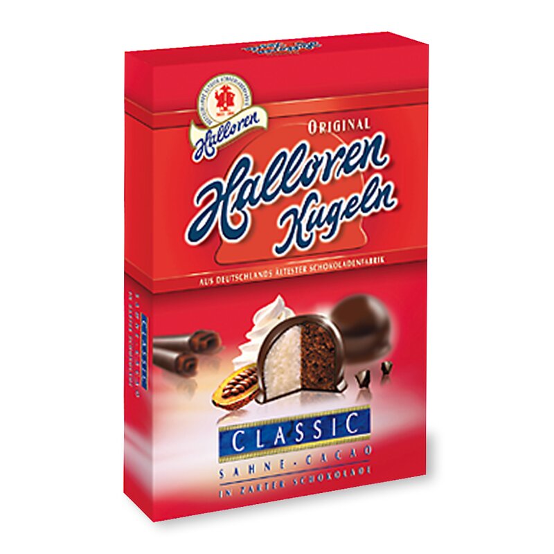 Original Halloren Kugeln Sahne Cacao Creme 125 g, 2,99