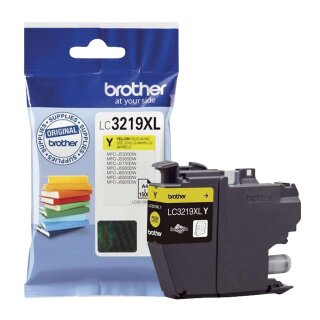 Brother® Inkjet-Druckpatronen gelb, 1.500 Seiten, LC3219XLY
