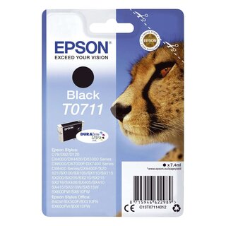 Epson Inkjet-Druckerpatronen schwarz, 245 Seiten , C13T07114012