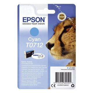 Epson Inkjet-Druckerpatronen cyan, 270 Seiten , C13T07124012