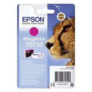 Epson Inkjet-Druckerpatronen magenta, 270 Seiten , C13T07134012