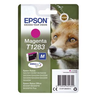 Epson Inkjet-Druckerpatronen magenta, 175 Seiten , C13T12834012