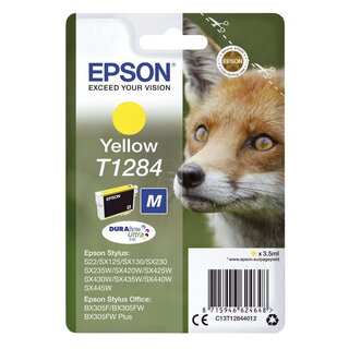 Epson Inkjet-Druckerpatronen yellow, 175 Seiten , C13T12844012