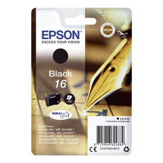 Epson Inkjet-Druckerpatronen schwarz, 175 Seiten , C13T16214012