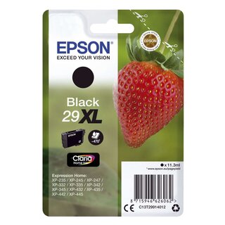 Epson Inkjet-Druckerpatronen schwarz, 470 Seiten , C13T29914012