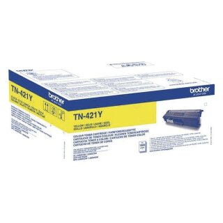 Brother® Toner gelb, 1.800 Seiten, TN421Y