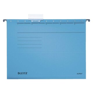 Leitz 1985 Hängemappe ALPHA® - Recyclingkarton, blau