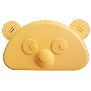 Kinderbrottasche Teddy in gelb