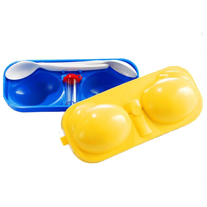Eierbehälter 2-fach mit Salzstreuer + 2 Löffel, 4,42 €