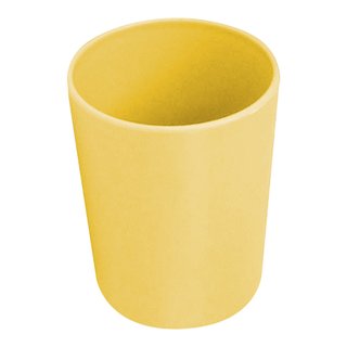 Becher dickwandig 200 ml pastell-gelb